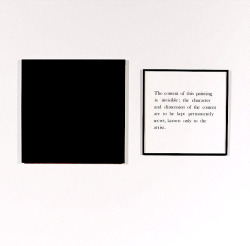 Visual-Poetry:  “Secret Painting” By Mel Ramsden (1967/68)   To Jest Dopiero