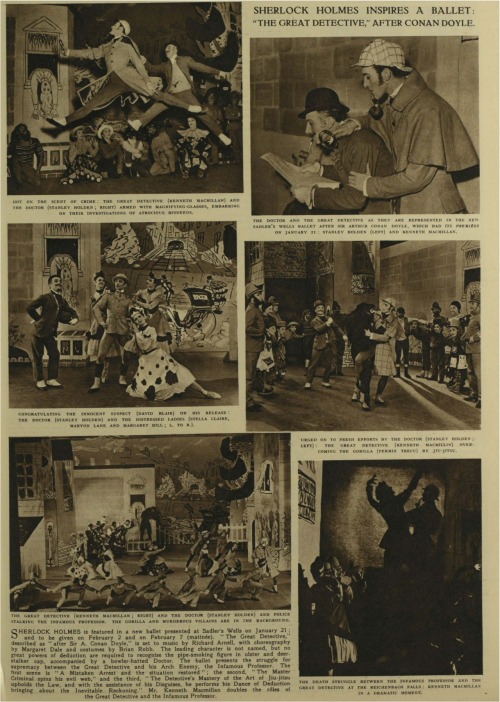 savyleartist:sherlockismyholmesboy:findingsherlock:January 31st, 1953  from the Illustrated Lon