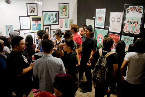 Tara McPherson x Vinyl on Vinyl 2nd Anniversary Exhibit and Toy Release
February 8, 2012
(Click on thumbnails to see the photos in higher resolution)
Some pictures by Erving, some by me.
Working on new drawings has kept me under the proverbial rock,...