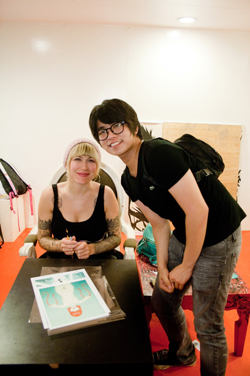 Tara McPherson x Vinyl on Vinyl 2nd Anniversary Exhibit and Toy Release
February 8, 2012
(Click on thumbnails to see the photos in higher resolution)
Some pictures by Erving, some by me.
Working on new drawings has kept me under the proverbial rock,...