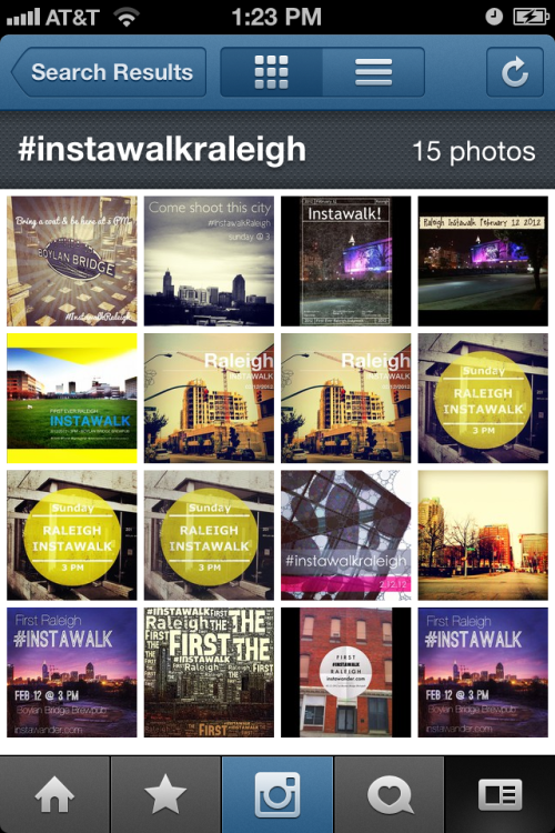 Got New Instagram, ready for first Raleigh #Instawalk starting today at 3pm from Boylan Bridge.