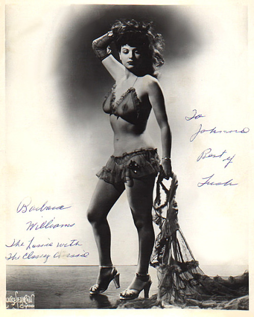   Barbara Williams Vintage 50’s-era promo porn pictures