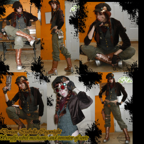 lexandrian:My Steampunk alter ego, Dorian Isabella Cogwright