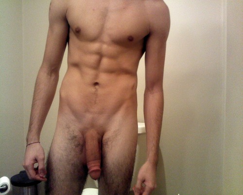 Porn photo  Great abs and great cock!  KSU-Frat Guy: