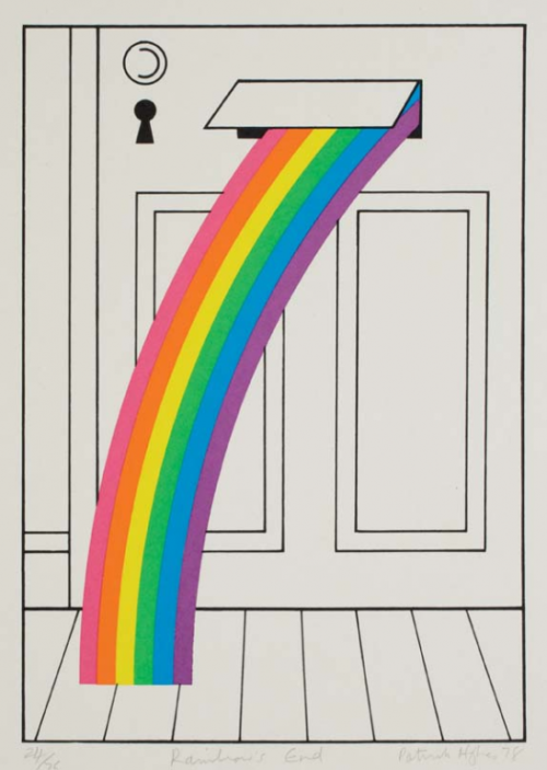 c86:Patrick Hughes - Rainbow’s End, 1978