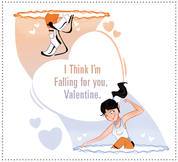 ms-ashri:  Portal Valentine Cards by Beavotron (On DeviantART) Because Valentine’s