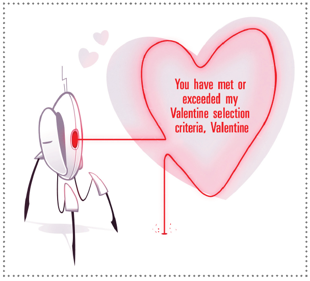 ms-ashri:  Portal Valentine Cards by Beavotron (On DeviantART) Because Valentine’s