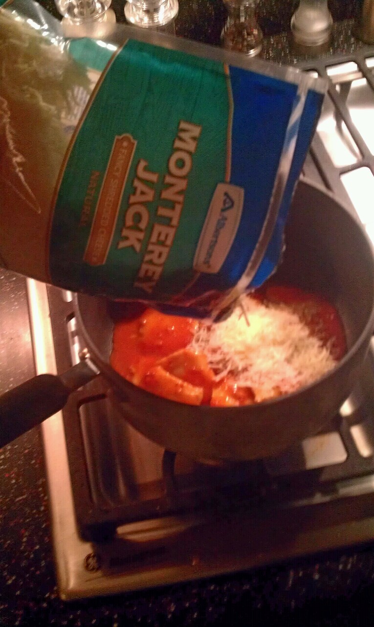 Adding cheese to raviolis. &gt;&gt;