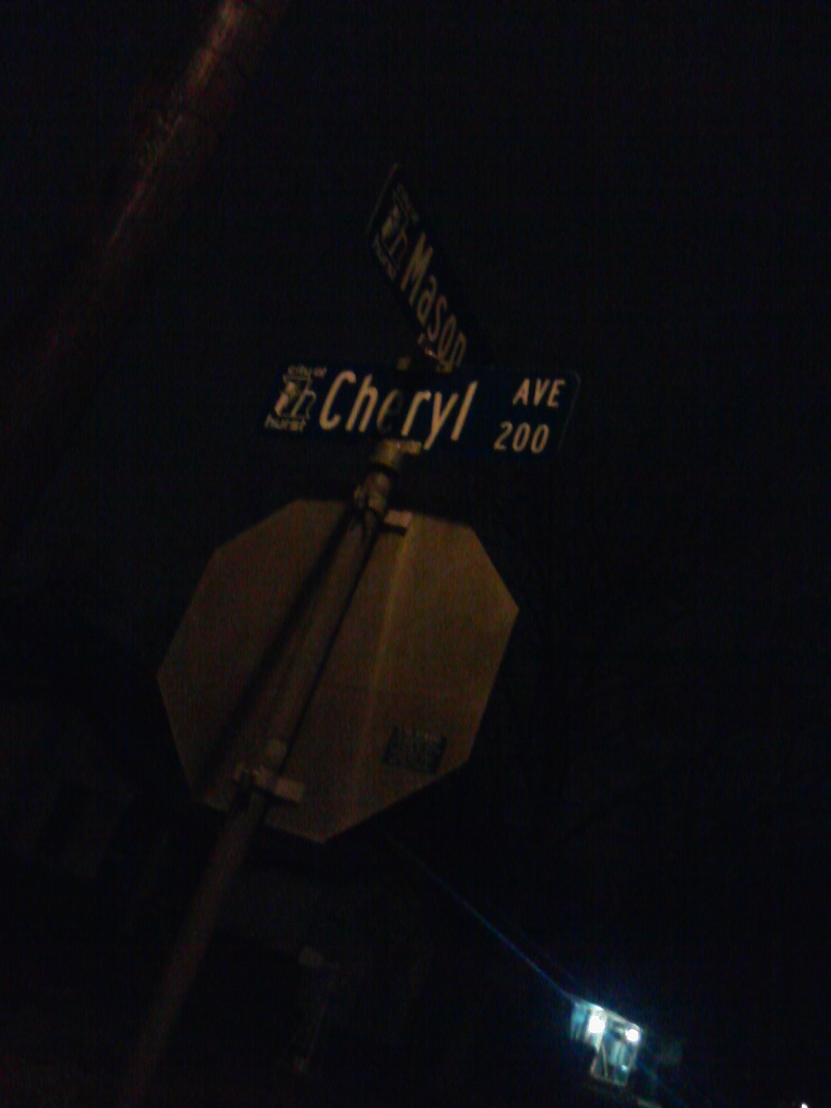 thedemonclown:  My favorite intersection in Hurst, TX (taken last night on my cell
