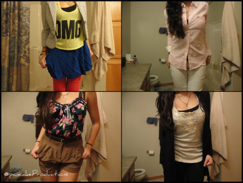 l0v3-ericca:  kayweezzy:  pancakeproductions:  Spirit week outfits ; does it look okay ?  You’re beautiful dude.  THATS SO CUTE DOE! <333  aww :3 