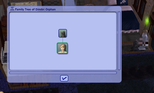 simsgonewrong:The one time that I check my sim’s family tree and I find out that his mother is a cat