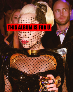 gagalovesmichie:  honeyplz:  Not for fame, not for money, not for a Grammy.  ^ 