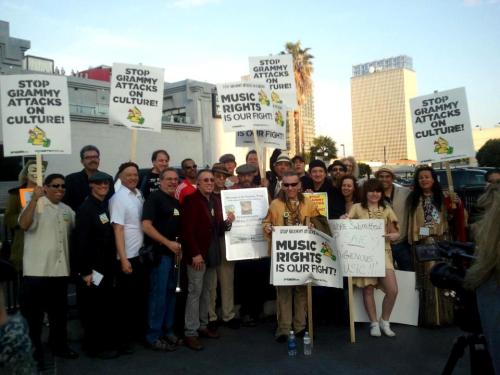 thenoobyorker:  Did you read about the protest at The Grammy Awards? From Favianna Rodriguez on Face