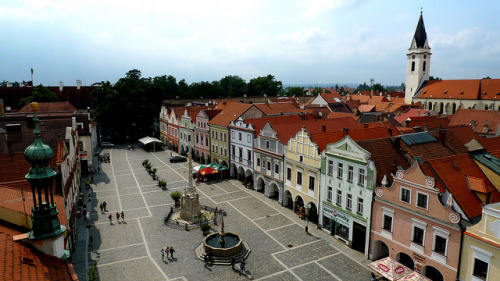 ysvoice:| ♕ |  Marktplatz in Třeboň, Czech Republic  | by © Daniel Zollinger