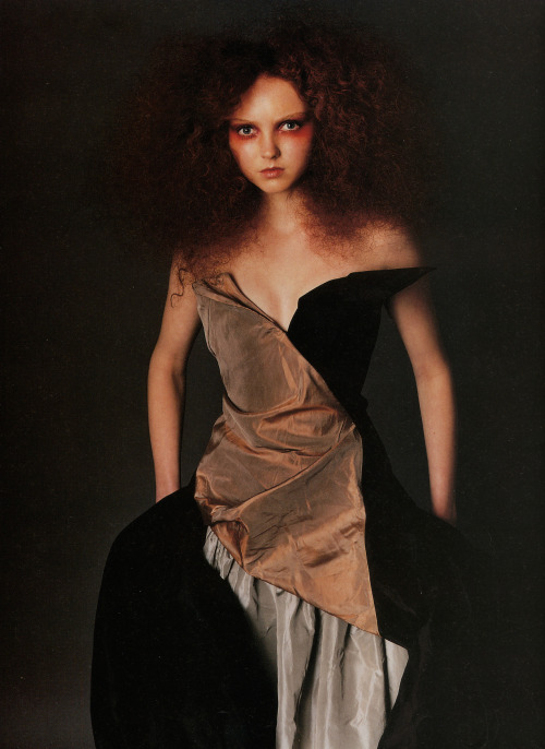 “The Spell #17”: Lily Cole by David Bailey for i-D May 2005