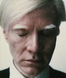  “Self Portrait (Eyes Closed)”. Taken by Warhol in 1979. 