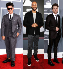 gq:  via gqfashion:  The Best-Dressed Men at the Grammys These are the men who dominated the Grammys in the only way Adele couldn’t. Get the full list of the best-dressed guys on music’s biggest night here.  