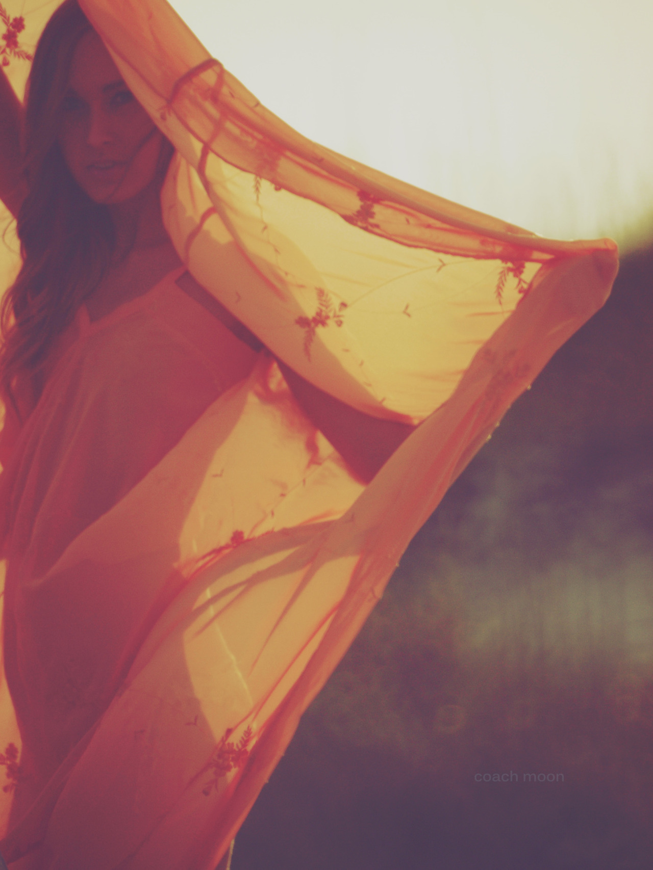 coachmoon:  melanie &amp; the orange dress for cloverlove  2012 coach moon