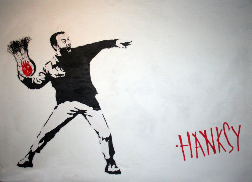 Banksy/Hanksy.