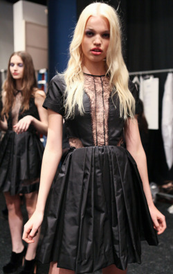 fashionandfittness:  Daphne Groeneveld backstage