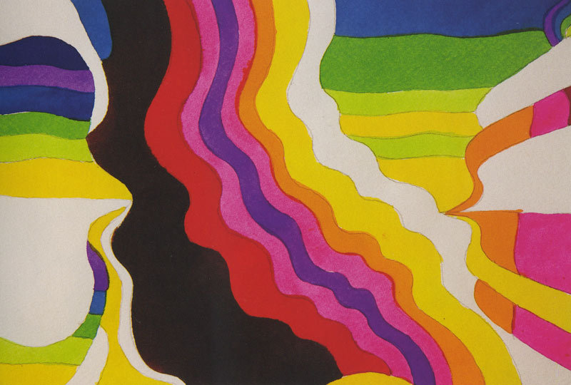 artilleri Fremmed koste Psychedelic sixties — 1960s Fashion Print (anamontielblog)