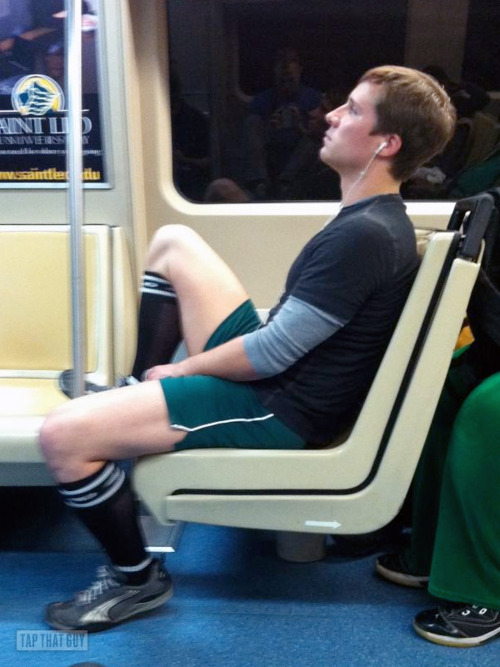 footballpads2003:Jock on the subway