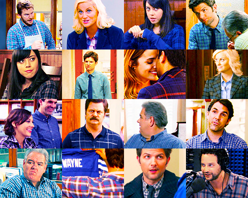 littlebitobsessed:tobiasfunkes:parks & plaid#this is why Ben fell in love with Pawnee