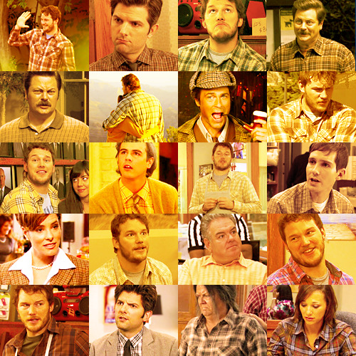 littlebitobsessed:tobiasfunkes:parks & plaid#this is why Ben fell in love with Pawnee