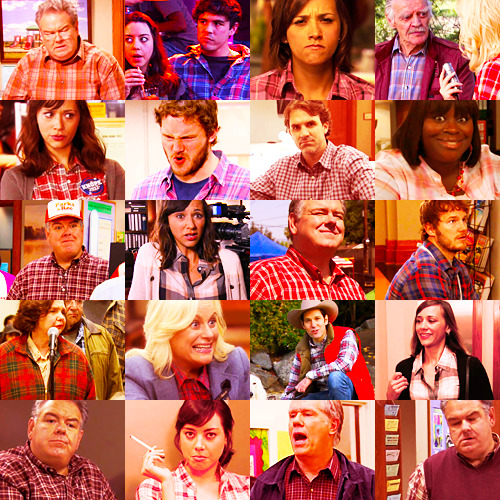 littlebitobsessed:tobiasfunkes:parks & plaid#this is why Ben fell in love with Pawnee