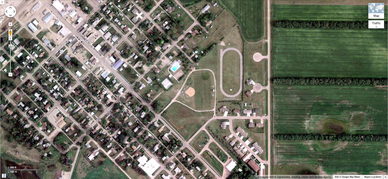 City Park Campground. Milnor, North Dakota. Municipal.