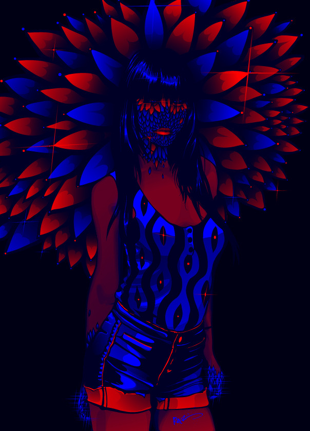 fuckyeahpsychedelics:  “Exploring A Void” by thebottom 