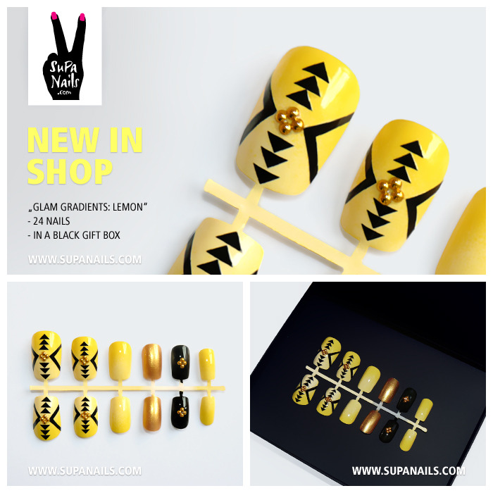 Supa Nails “Glam Gradients: Lemon” NEW in Shop
