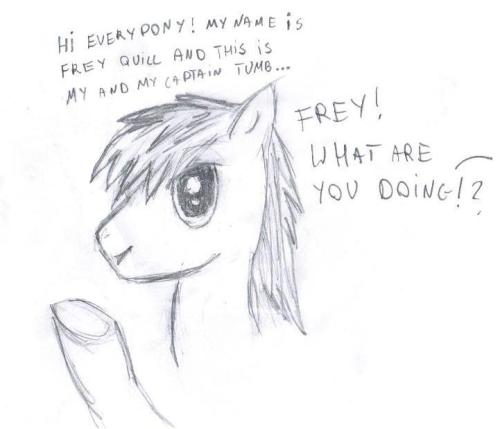 ask-captain-morgan-and-frey:  So… when I’ll take my punish, I’ll answer your questions. Or Captain. Or somepony else… If anypony will have any idea how to use it…  GO ASK THEM STUFF
