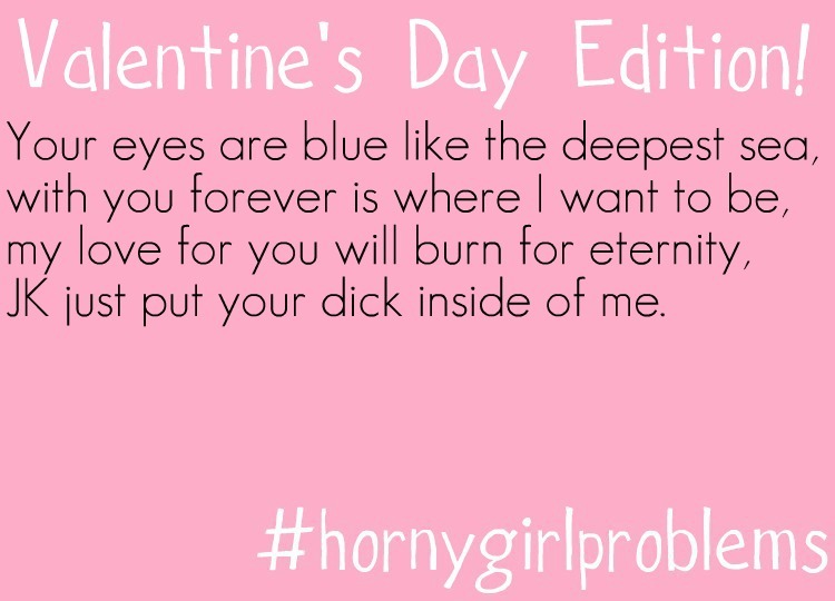 #hornygirlproblems