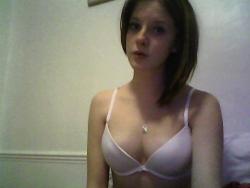 niceselves:  Here’s a few pix of Aimee.  She’s 16 says she often doesn’t wear clothes at home. hecticfuck:  me posting a picture like this really isnt a big deal to me considering that most of the time when i am at home i dont wear clothes  but