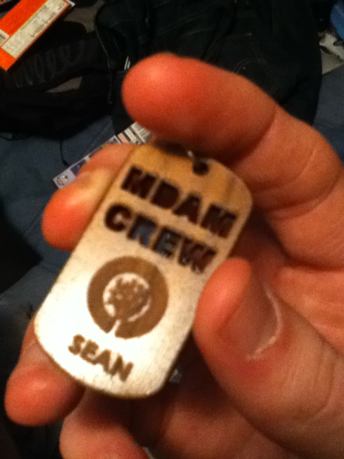 orknip:  Make Do and Mend dog tag. One of 150.