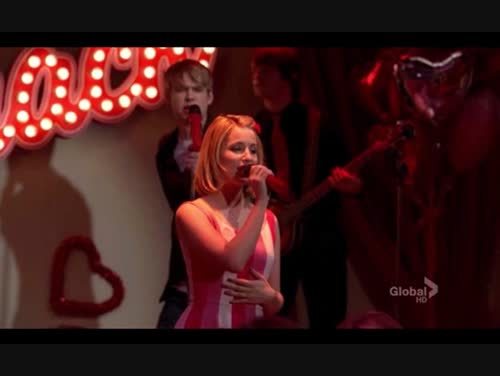 straightupswede:  The God Squad singing Cherish/Cherish to Brittany S. Pierce. And also Brittana making out. 