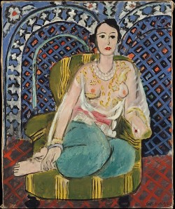 thepowerofart:  Henri Matisse, Seated Odalisque,