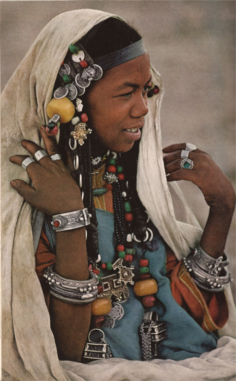 Portrait taken in Morocco, circa 1970s.