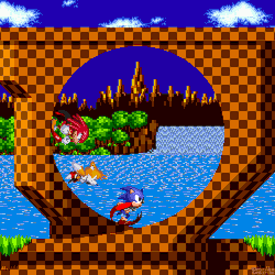 brotherbrain:  Sonic, Tails, &amp; Knuckles by Brother Brain.Sonic the Hedgehog (Genesis) Sega 1991.Sonic the Hedgehog 2 (Genesis) Sega 1992.Sonic &amp; Knuckles (Genesis) Sega 1994. 