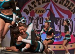 You-Only-Cheer-Once:  Jumping on your best friend when you hit 