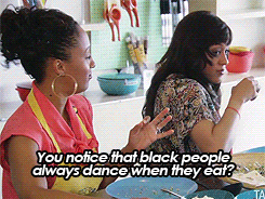 queennubian:  Good food makes me happy.  