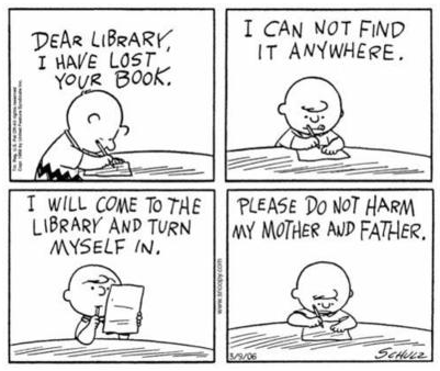 libraryjournal:
“ bainzie:
“ It’s ok, Charlie Brown, we librarians still love you!
”
Have I reblogged this before? Maybe. Worth reblogging again, either way.
”
Cutest.