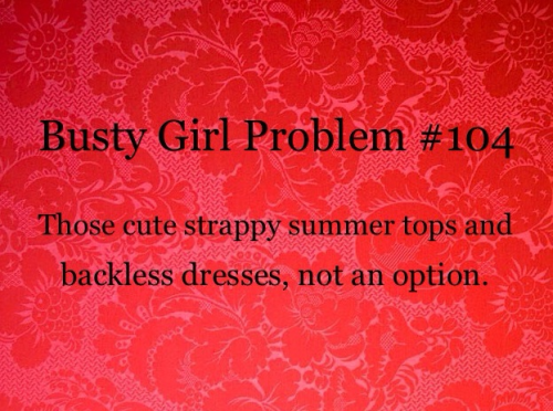 XXX Busty Girl Problems photo