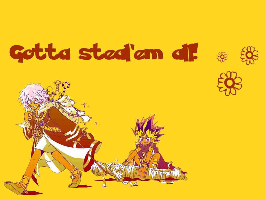 shujinkakusama:  darkapprentice:  Gotta steal’em all- yugioh by ~yumetun  …Isn’t