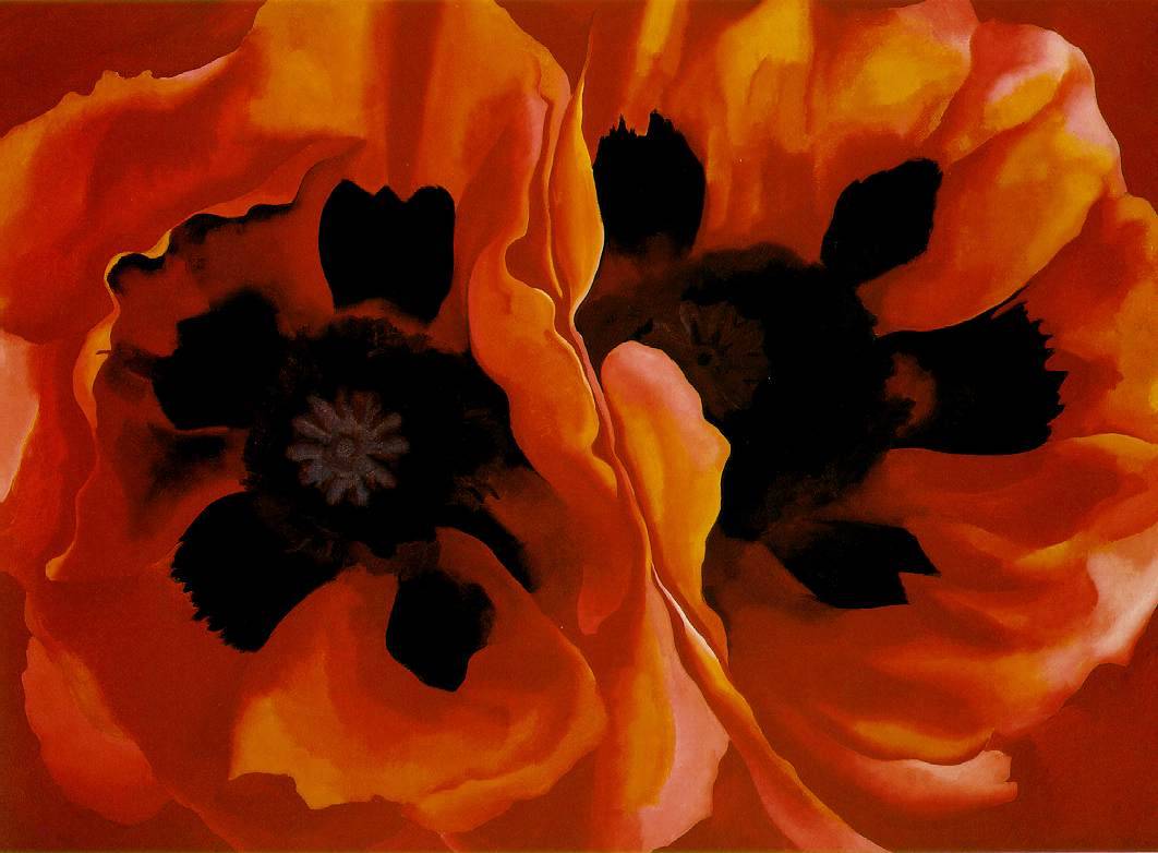 artpedia:
“Georgia O'Keeffe - Oriental Poppies, 1928. Oil on canvas
”