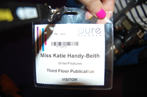 I attended Pure London on Tuesday to source inspiration and styling for the fifth issue of Third Flo