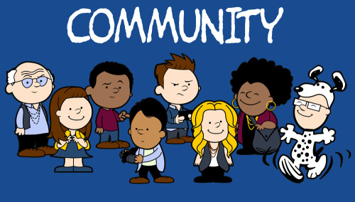 tomtrager:Greendale’s PeanutsThe Community gang in the style of Peanuts. With emphasis on the “nuts”