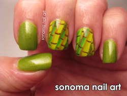 sonomabento:  Bamboo nails! These were for