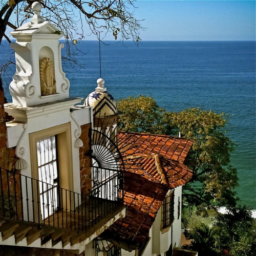 by uteart on Flickr.Amapas in Puerto Vallarta, a Mexican balneario resort city situated on the Pacif